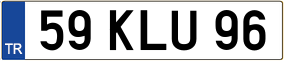 Truck License Plate